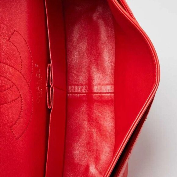 Chanel Red 2.55 Reissue Quilted Patent Leather 226 Flap Bag - Picture 3 of 12